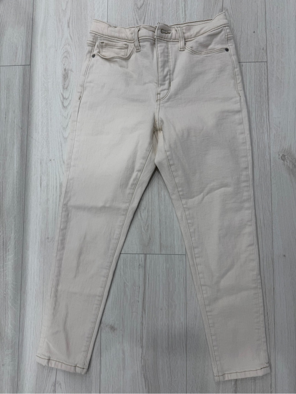 Banana Republic Women's Light Cream/Tan Jeans